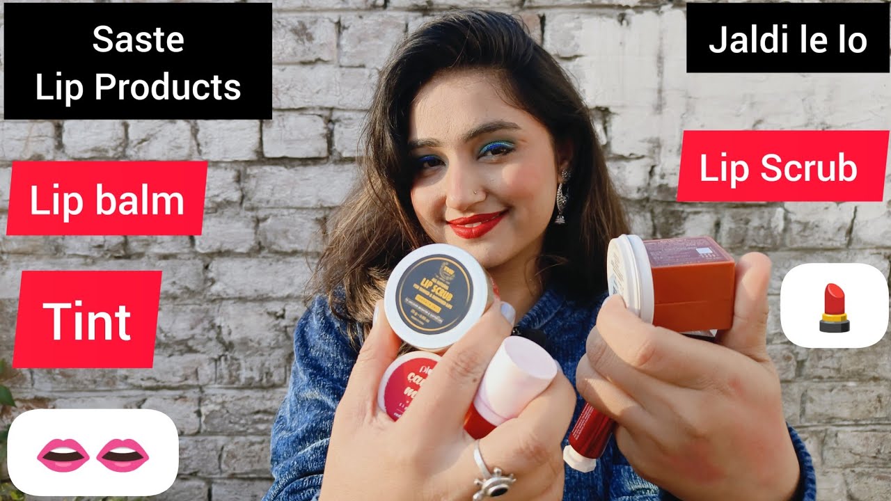 Top 5 Affordable Lip Balm, Scrub & Tint Best quality in Budget isse
