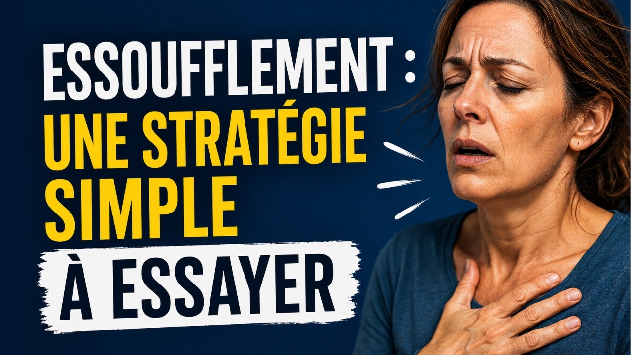 Essoufflement : une stratégie simple à essayer !