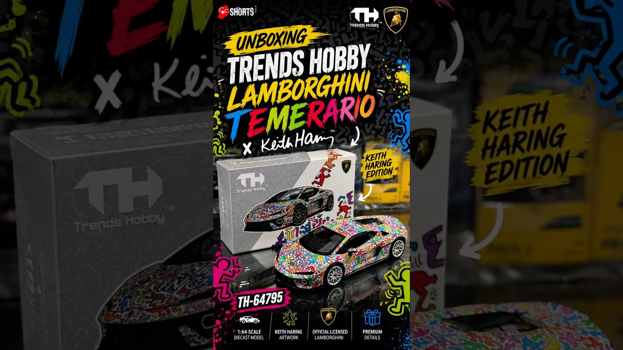 Unboxing the Stunning Lamborghini Temerario x Keith Haring