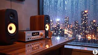 Romantic Saxophone Instrumental Love Song with Rain Sounds - Kenny G Vibes