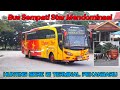 KEBERANGKATAN BUS SORE TERMINAL PEKANBARU | EDISI LIBURAN TAHUN BARU