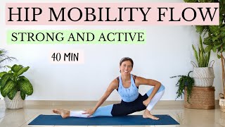 Active Hip Mobility Yoga Flow | Intermediate to Advanced Level: Strength, Mobility, Flexibility