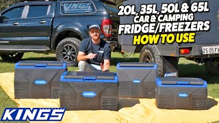 how to use adventure kings 20l, 35l, 50l & 65l portable car & camping fridge/freezers