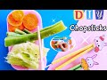 How to make paper chopsticks 🥢| DIY homemade chopsticks| chopsticks making easy| paper craft