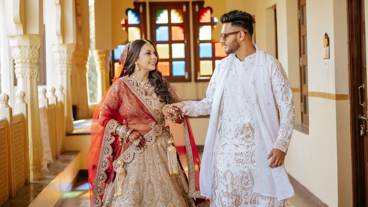 SHUBHI💖NIKHIL WEDDING DAY || 4K CINEMATIC FULL VIDEO @AdeeshaPictures  HARSHVILAS PALACE MANDSAUR