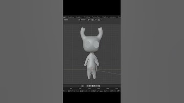 Modeling The Knight from Hollow Knight in Blender