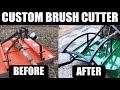 Custom brush cutter modification