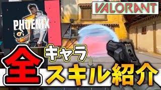 新作FPSの全キャラ全スキル一覧！！ドローンやテレポートができるスキルまで！？【VALORANT】