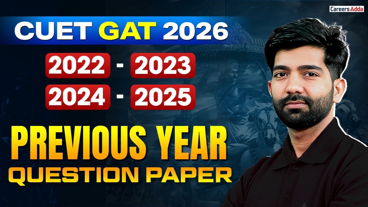 CUET GAT PYQS | Last 4 Years Previous Year Question Paper With Solution ...