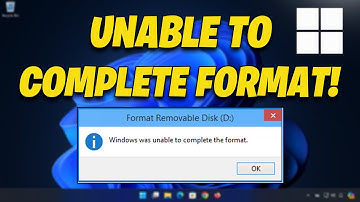 How To Fix Windows Was Unable To Complete The Format - 2025💻