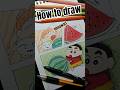 how to draw himawari | fanart #pencildrawing #art #drawing #sketch #anime #cartoon #shinchan#shorts