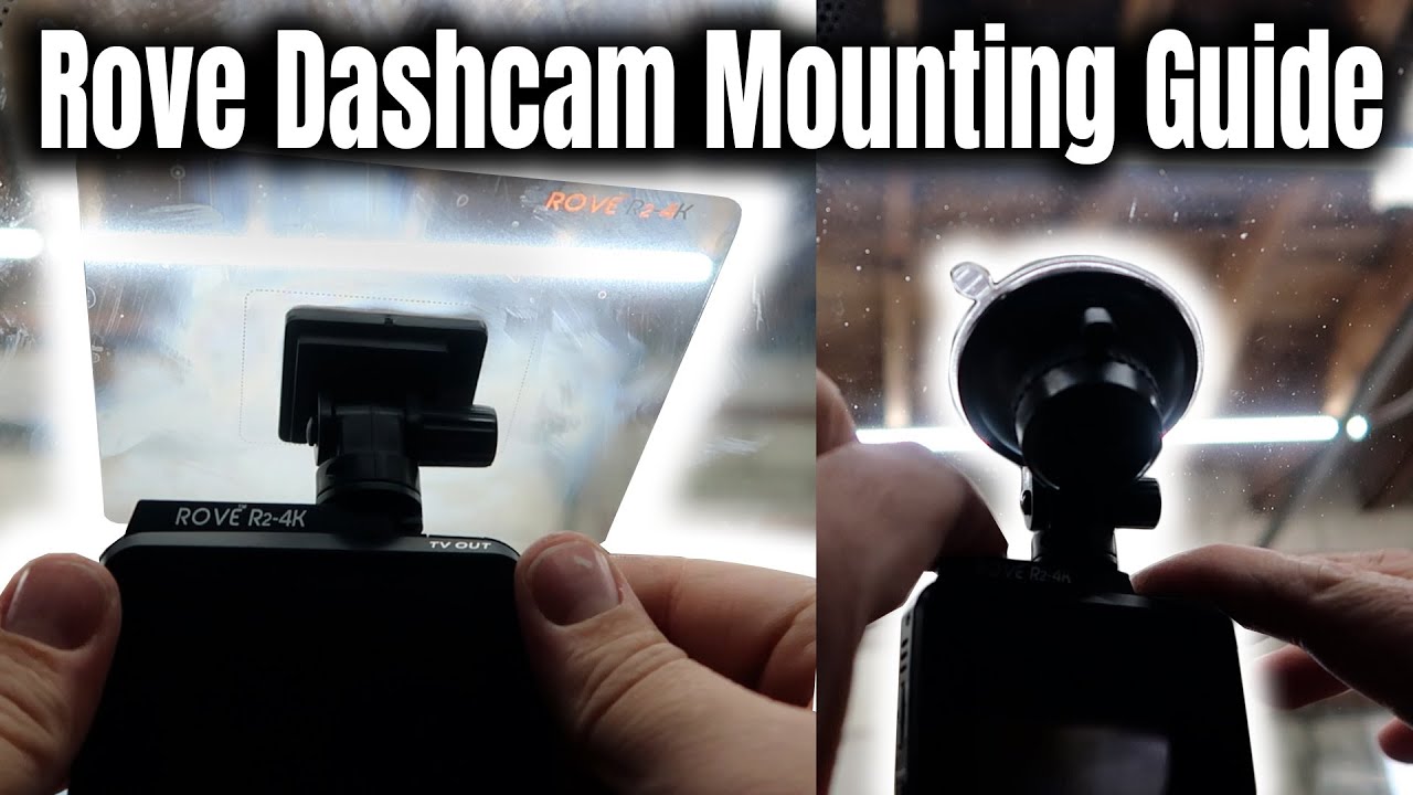 Rove Dashcam Mounting Tutorial 