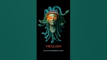 Medusa Head 🐍sequel🐍 #3dsculpting #characterdesign  @MaxonZBrush