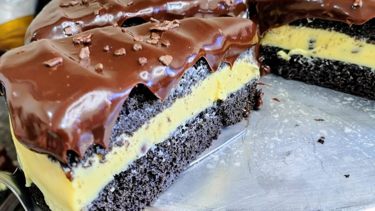 FATIAS BLACK VELVET DE MARACUJÁ #massaamanteigada #confeitaria