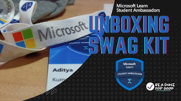 Unboxing Beta Swag Kit by Microsoft Learn Student Ambassadors || Aditya Kumar || Advish Music