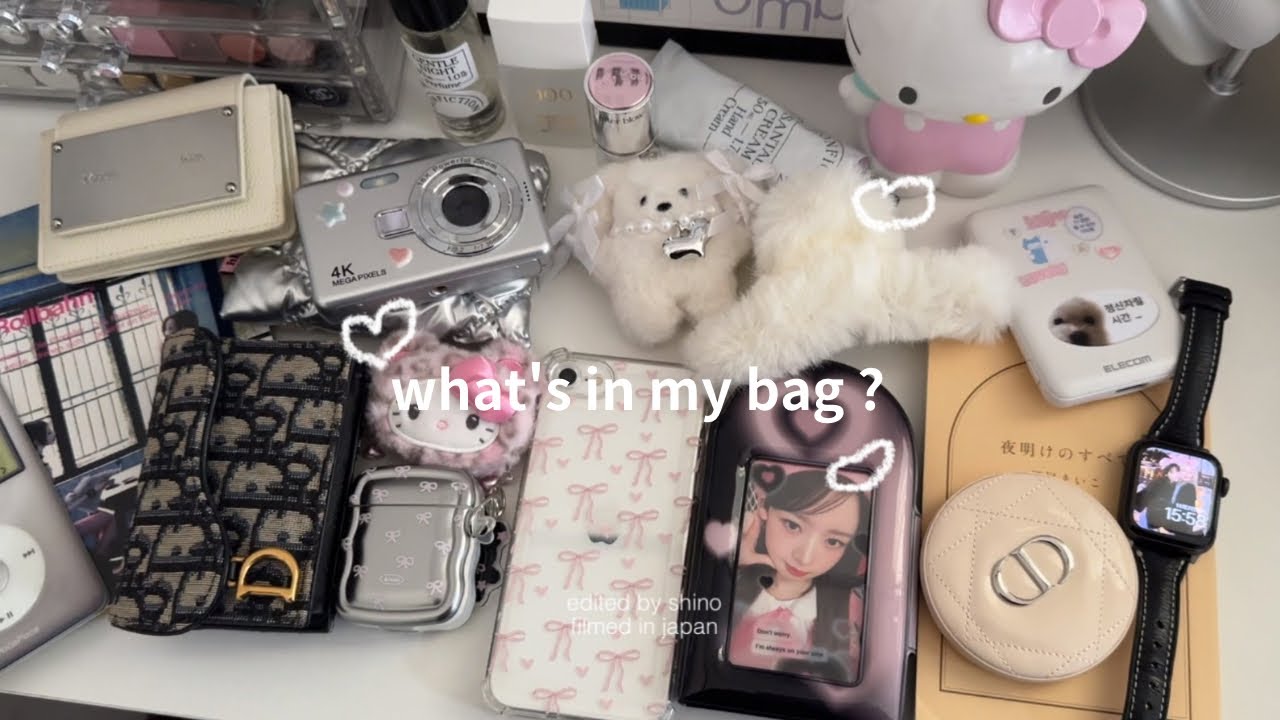 ［what's in my bag?］社会人オタクのバッグの中身🎀왓츠인마이백 (sub)
