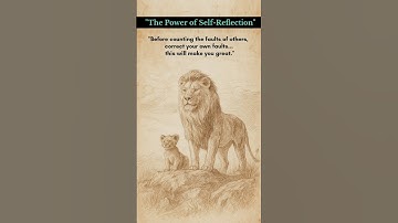 The Power of Self Reflection ⭐ ! #selfimprovement #motivation #reality #trueline #shorts #ytshorts