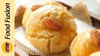 Nan khatai recipe without oven (Almond) By Food Fusion