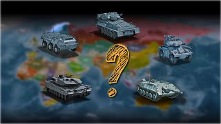 What's the Best Tank in Conflict of Nations ?