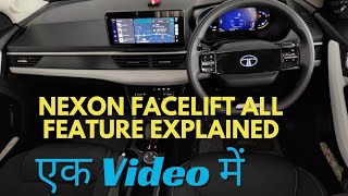 New Nexon Facelift All Feature Explained #nexon #tatamotors #nexonfacelift2023 #india #indiancars