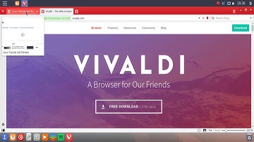 Vivaldi web browser on Manjaro 16.10
