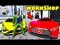 Franklin upgrade most expensive luxury vision supercars in his workshop gta 5  shinchan and chop