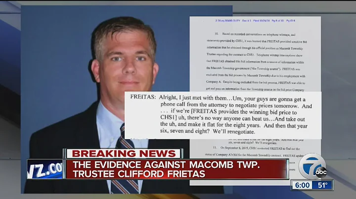 Macomb Township Trustee Clifford Freitas arrested ...