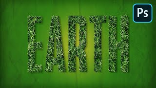 How to Create a Spectacular Grass Text Effect in Photoshop