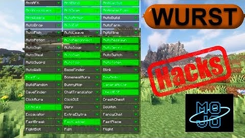 New wurst client 1.21.5 working mojo launcher full setup 💯💯