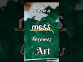 When a Mess becomes Art. Just pour your creativity into it #creativeart #messy#kidspainting#painting