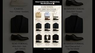 Dress Code Decoder 9 Outfits Every Man Should Know