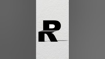 R Logo In CorelDRAW | CorelDRAW Tutorial | #shorts #youtubeshorts #trending