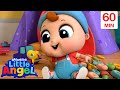 Clean Up Song 🧹 | Little Angel 😇 | Kids Learn! | Nursery Rhymes | Sing Along