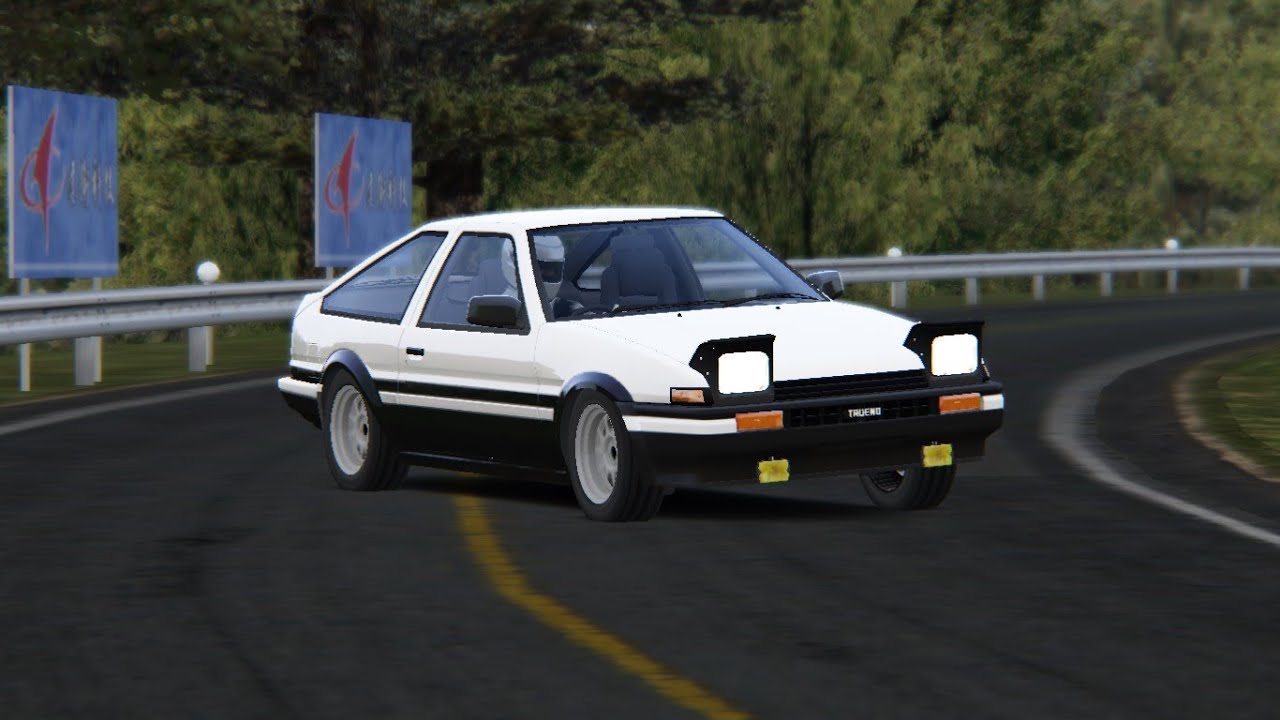 Assetto Corsa Mnt Akina Downhill With Ae86 Youtube