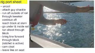 2 rigging spinnaker lines