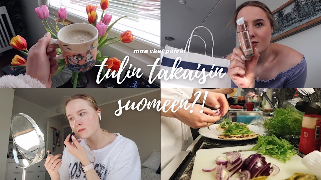 Tulin suomeen!? 🇫🇮  // uusi koti & paljon hyvää ruokaa