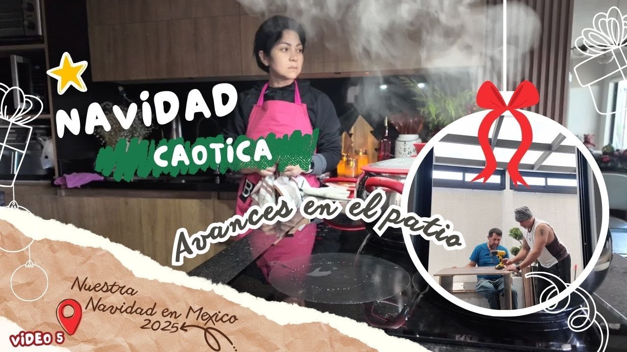 Navidad caótica, avances del patio y elegir vivir distinto | Vlog real