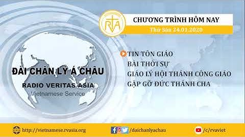 CHƯƠNG TRÌNH PHÁT THANH, THỨ SÁU 24/01/2020