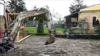 Bagger fahren für Anfänger Anleitung baggern zB. Garten anlegen