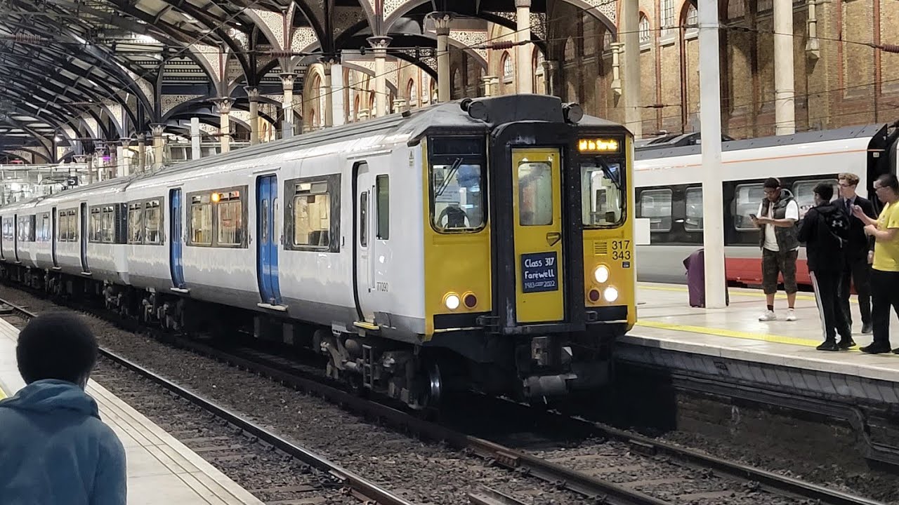The Last Ever Greater Anglia Class 317 At London Liverpool Street