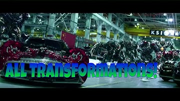 Transformers: Age of Extinction - All Transformations 1080p
