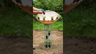 Shell Fan Tower Build 🐚 Living Coastal Garden Sculpture
