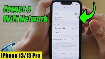 iPhone 13/13 Pro: How to Forget a WiFi Network