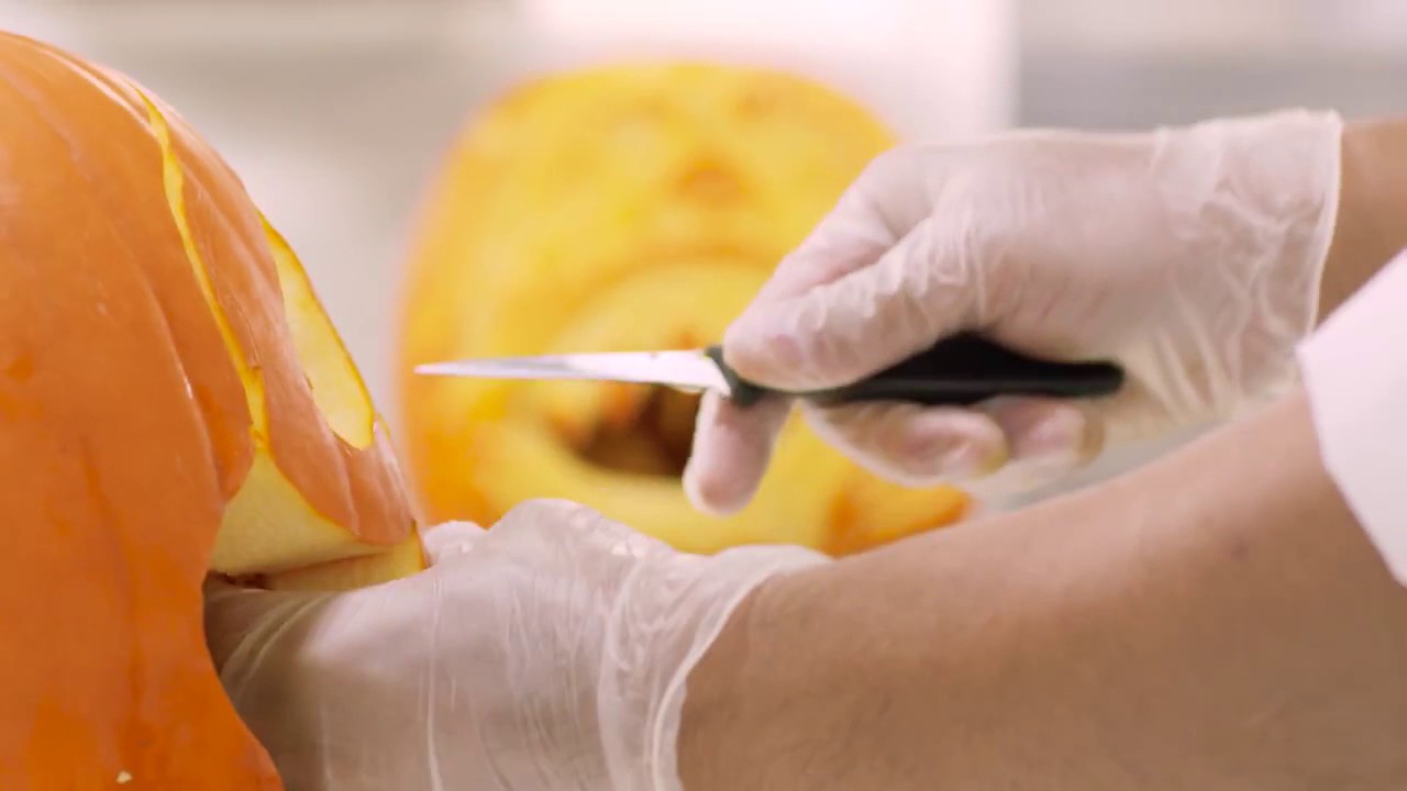 Pumpkin carving for Halloween on board a Carnival ship!   YouTube
