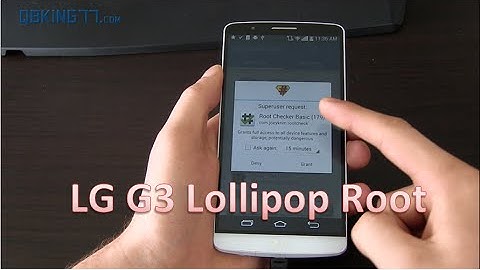 How to Root the LG G3 on Android 5.0 Lollipop (All Variants)