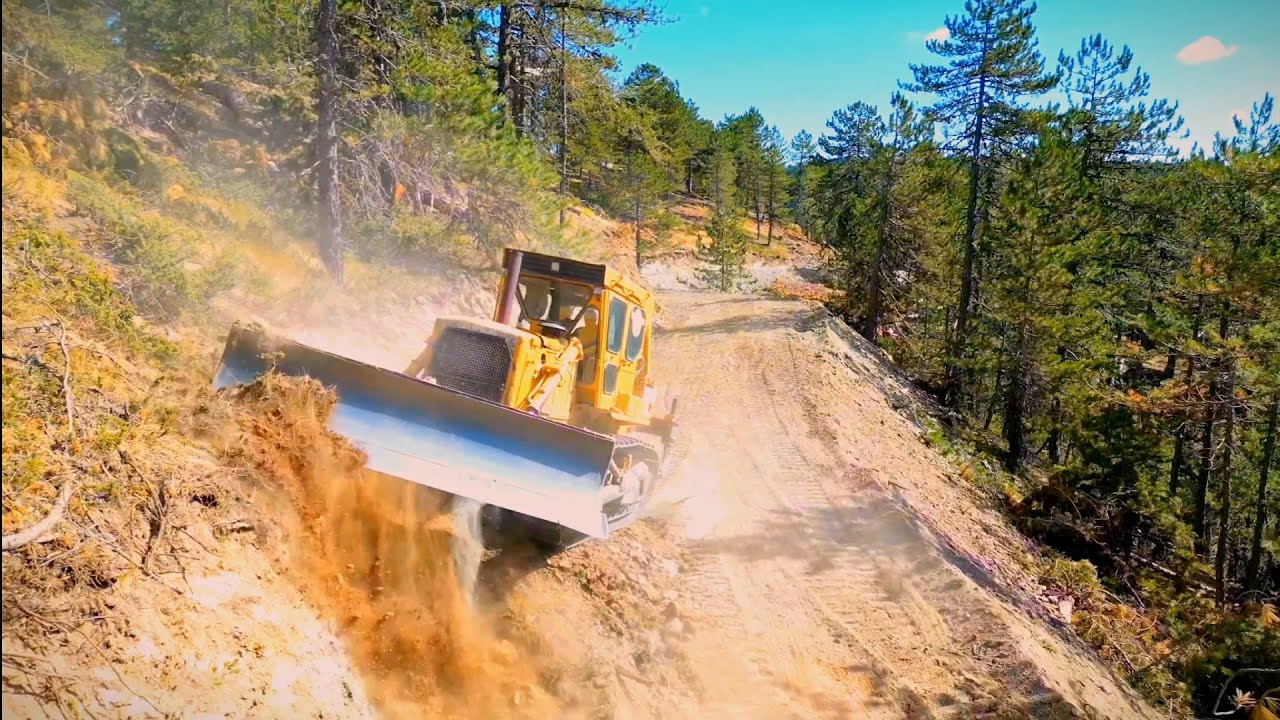 CAT D7 DOZER_orman canavarı-ŞEV NASIL KESİLİR_How to cut ŞEV