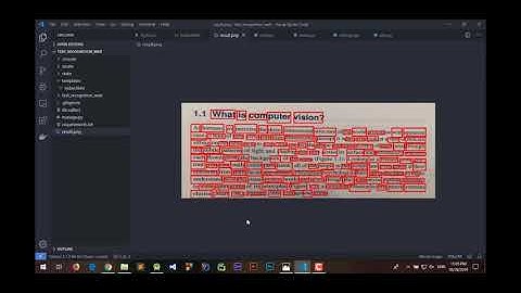 Text Recognition - Machine Learning Python - DEMO