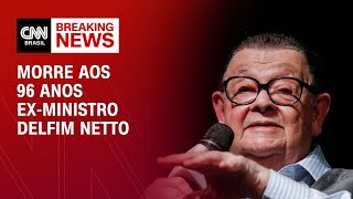 Morre aos 96 anos ex-ministro Delfim Netto | CNN NOVO DIA