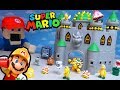 SAVE THE PRINCESS MARIO!! Super Mario Bros Bowser's Castle Playset Stop Motion Adventure Unboxing