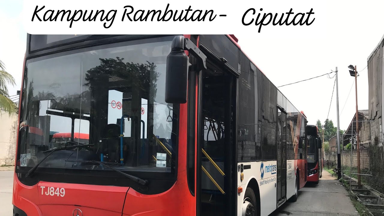 NAIK TRANSJAKARTA S22 KAMPUNG RAMBUTAN - CIPUTAT Via Tol JORR